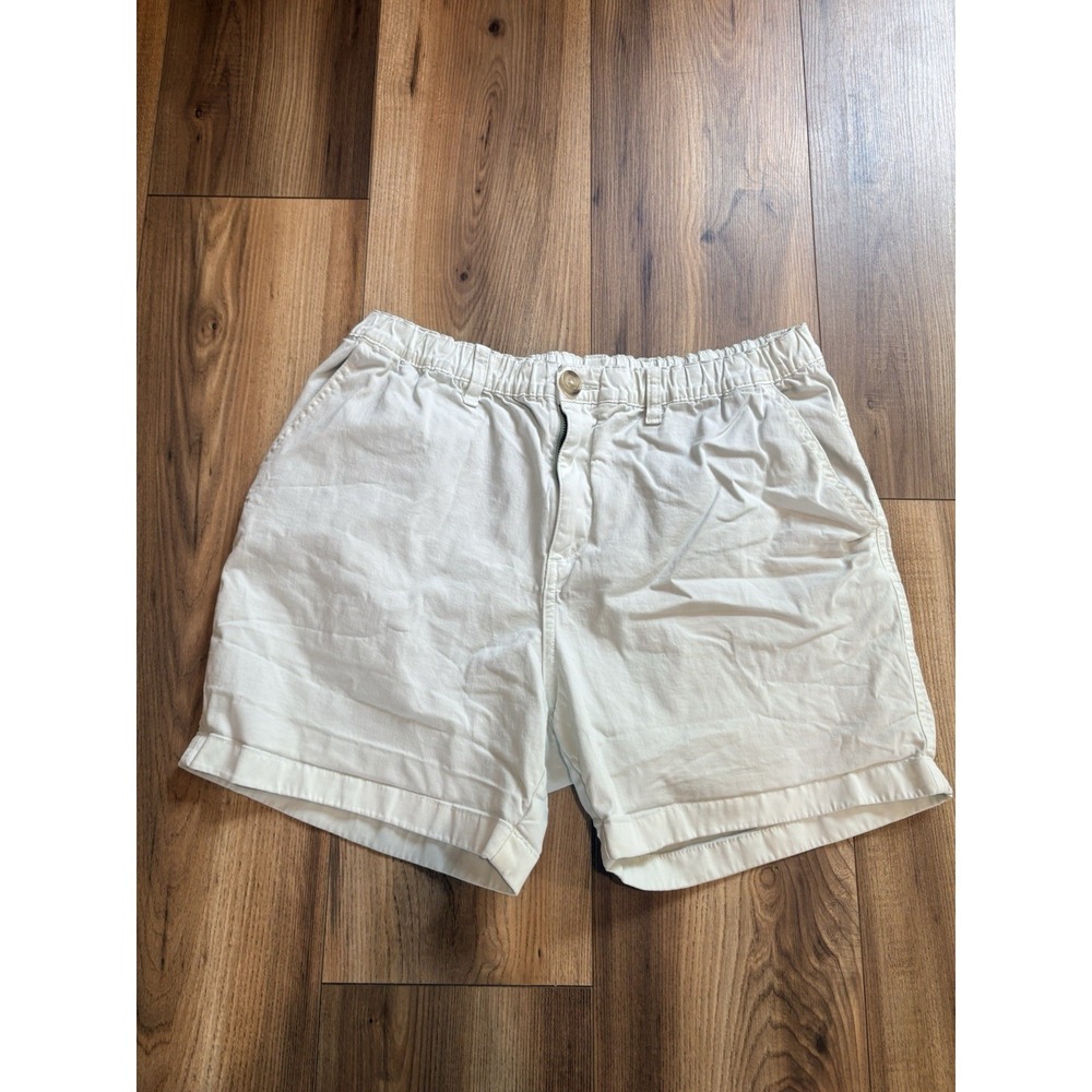 Chubbies Cotton Shorts Light Sea Green Women's Large Elastic Waist 5.5" Inseam